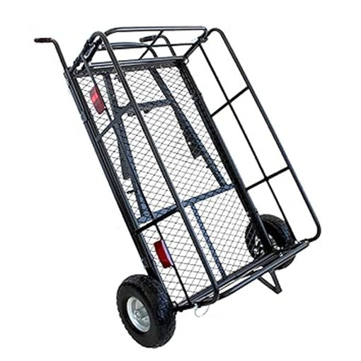 2-in-1 Hitch Cargo Carrier & Hand Push Cart