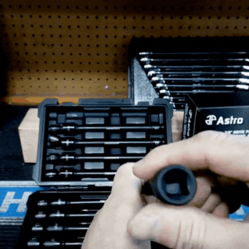 6 Point Pinless Universal Impact Extension Socket Set