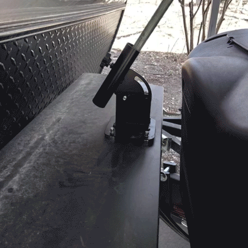 RV Magnetic Flag Pole Holder