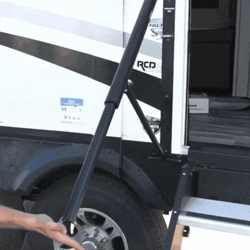 RV Telescoping Safety Handrail
