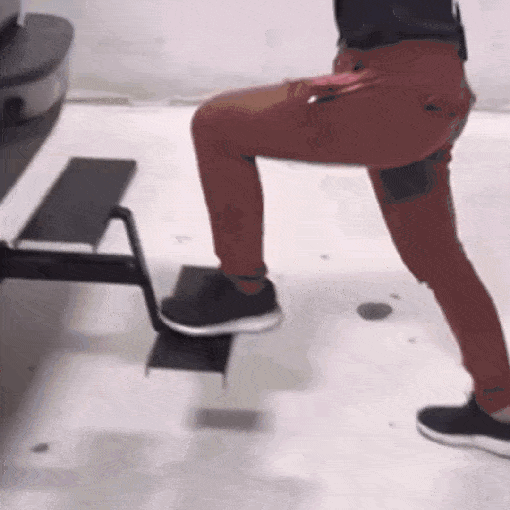 Trailer Two-Step Receiver Hitch Stair