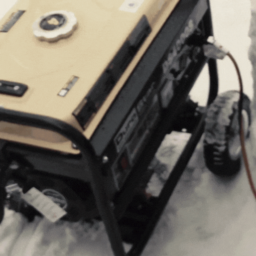Universal Generator Cover While Running