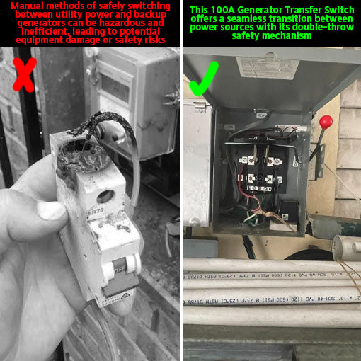 100A Generator Transfer Switch