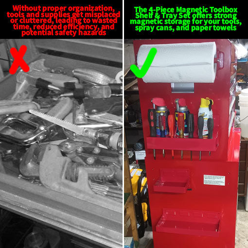 Magnetic Toolbox Shelf