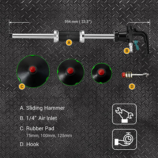Pneumatic Car Dent Puller