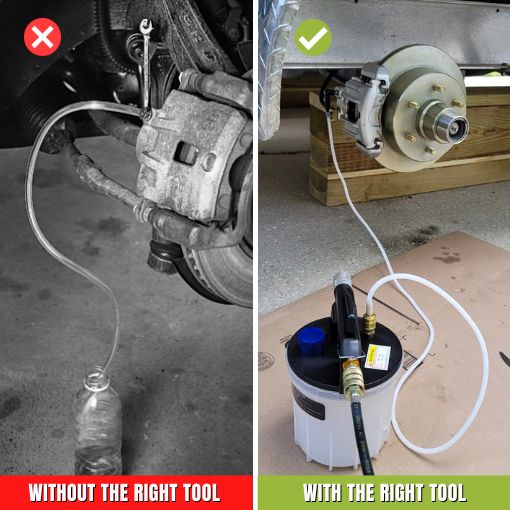 Pneumatic Brake Bleeding Kit