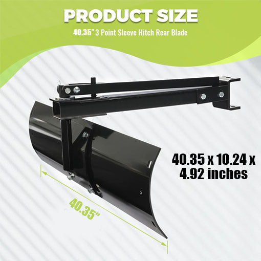 3-Point Sleeve Hitch Rear Blade