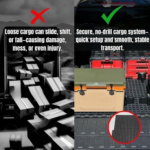 Truck Bed Organizer Storage System Slide Out Mat