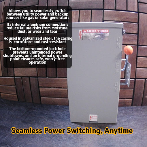 100A Generator Transfer Switch