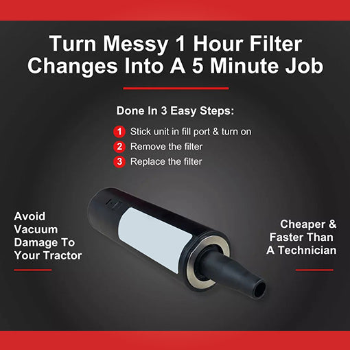 Tractor Hydraulic Filter Changing Tool