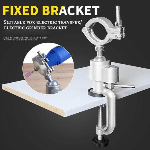 360° Bench Vise Electric Drill Stand Holder