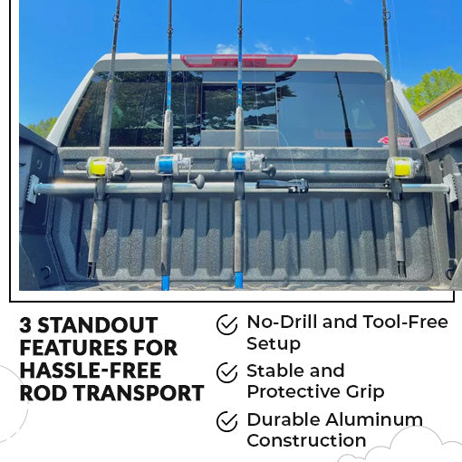 Truck Bed Adjustable Rod Rack Pole Holder