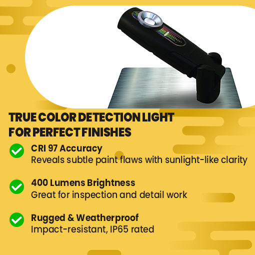 400 Lumen Rechargeable Handheld Color Match Light