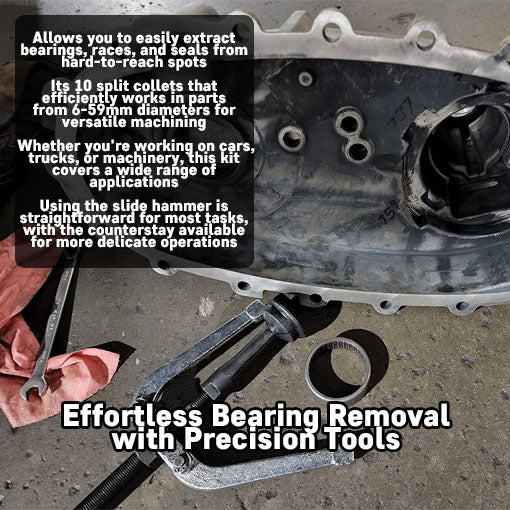 Blind Hole Collet Bearing Puller Set