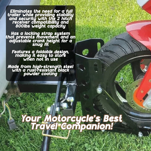 Motorcycle Trailer Hitch Tow Dolly Hauler