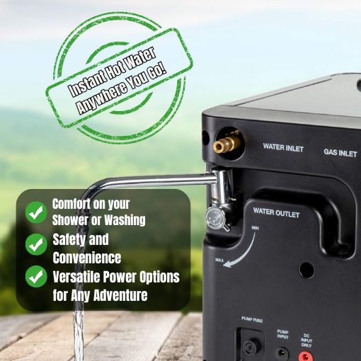 Portable Propane Water Heater & Shower Pump
