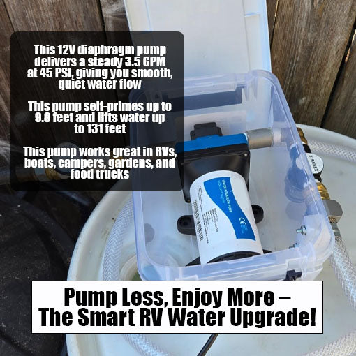 RV Pre-pressurized Water Accumulator Tank