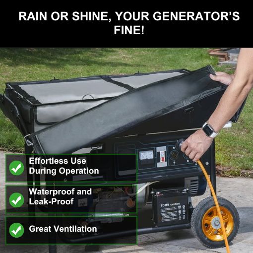 Universal Generator Cover While Running