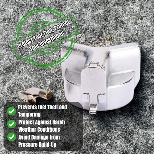 Vented Locking Fuel Tank Cap