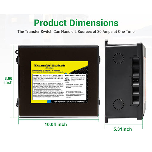 30 Amp Automatic Transfer Switch