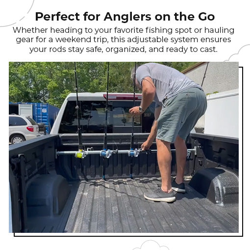 Truck Bed Adjustable Rod Rack Pole Holder