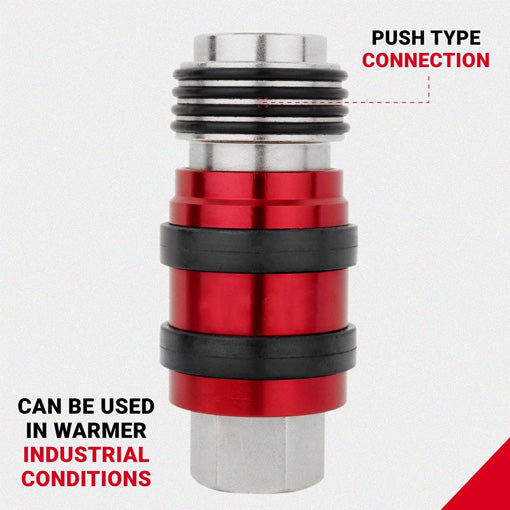 5-in-1 Universal Safety Exhaust Quick-Connect Coupler