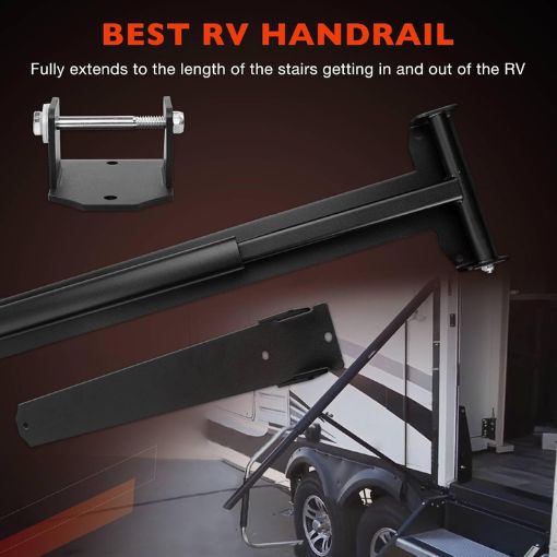 RV Telescoping Safety Handrail