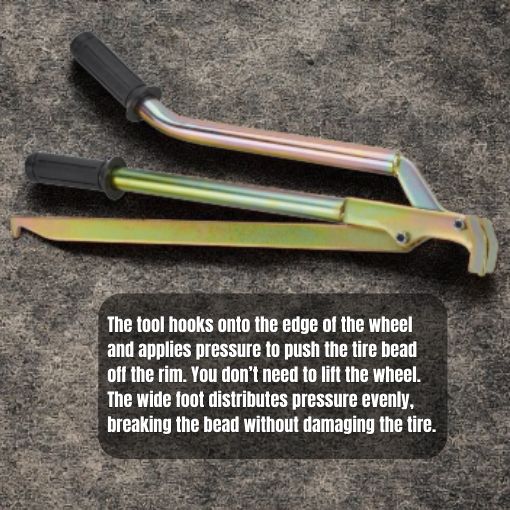 Wide Foot Tire Bead Breaker Tool