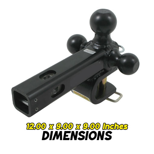 6-Way Multi-Hitch Ball Mount
