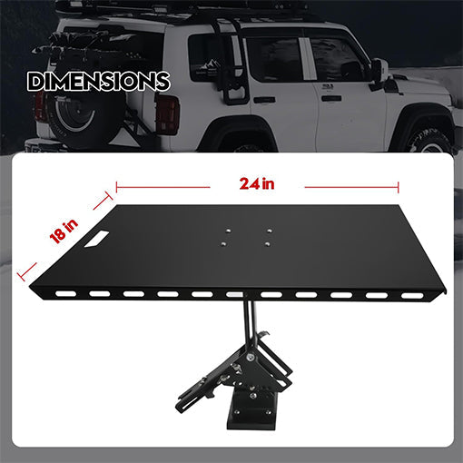 Portable Tailgate Camping Table