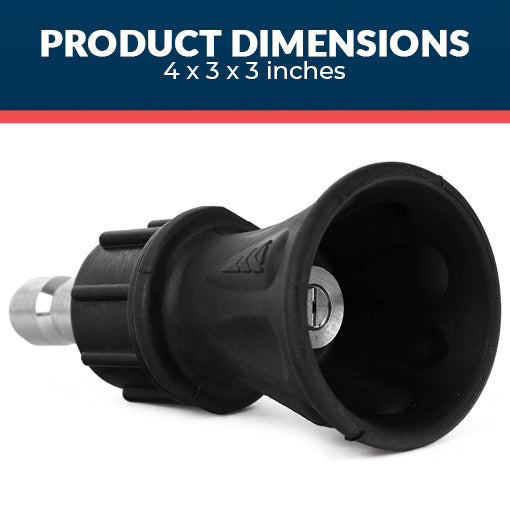 Quick-Connect Stainless Steel Rinsing Nozzle