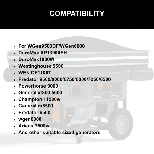 Universal Generator Cover While Running