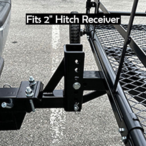 2-in-1 Hitch Cargo Carrier & Hand Push Cart