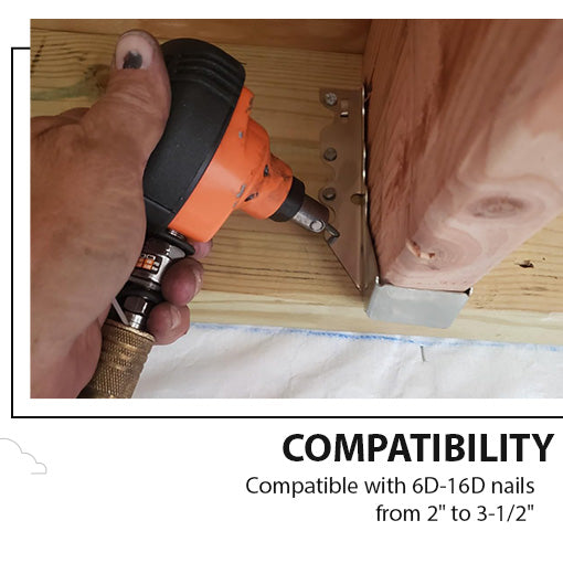 Pneumatic Mini Palm Nailer with Magnetic Tip