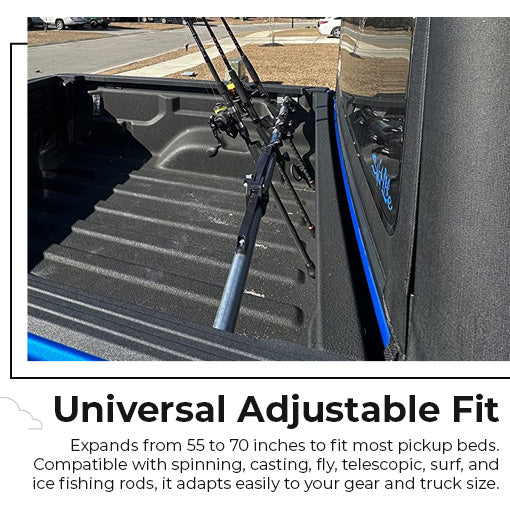 Truck Bed Adjustable Rod Rack Pole Holder