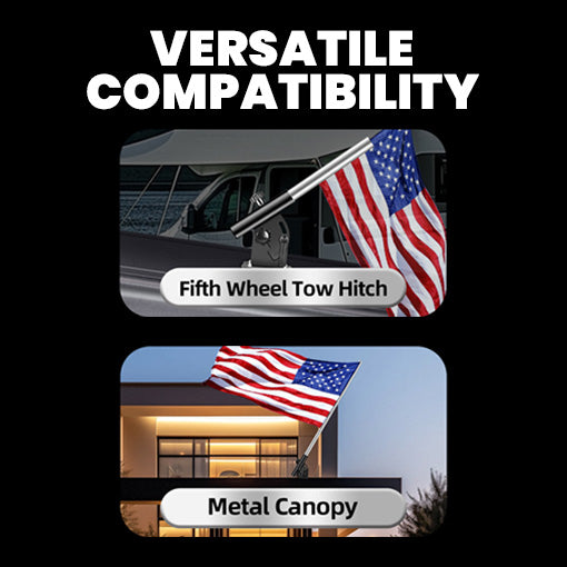 RV Magnetic Flag Pole Holder