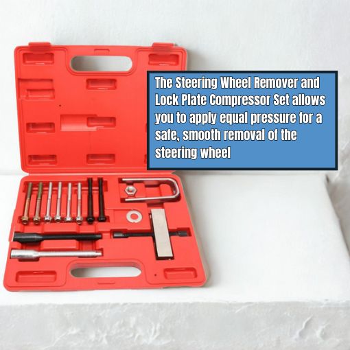 Steering Wheel Remover and Lock Plate Compressor Set