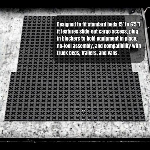 Truck Bed Organizer Storage System Slide Out Mat
