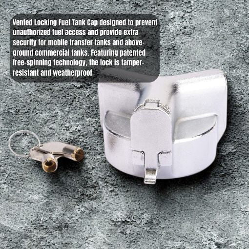 Vented Locking Fuel Tank Cap