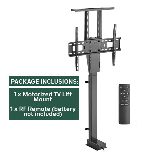 Motorized TV Lift Mount (with Remote & Smartphone Control)