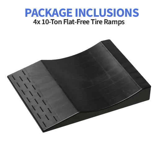 10-Ton Flat-Free Tire Ramps