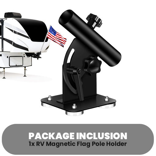 RV Magnetic Flag Pole Holder