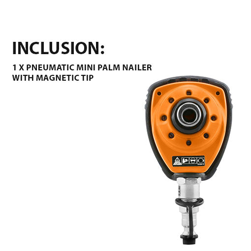Pneumatic Mini Palm Nailer with Magnetic Tip