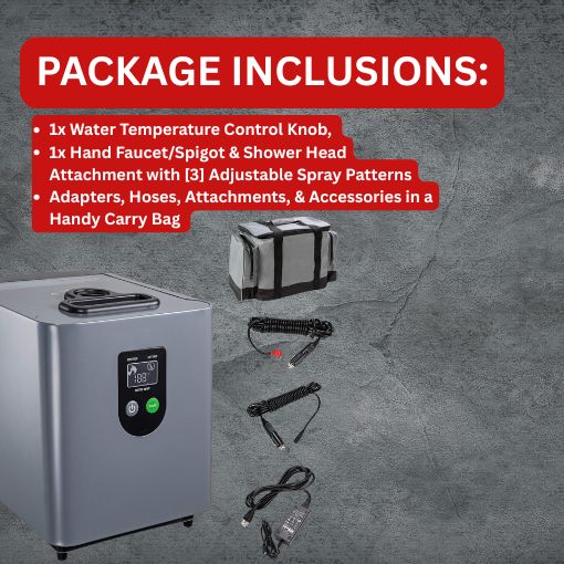 Portable Propane Water Heater & Shower Pump