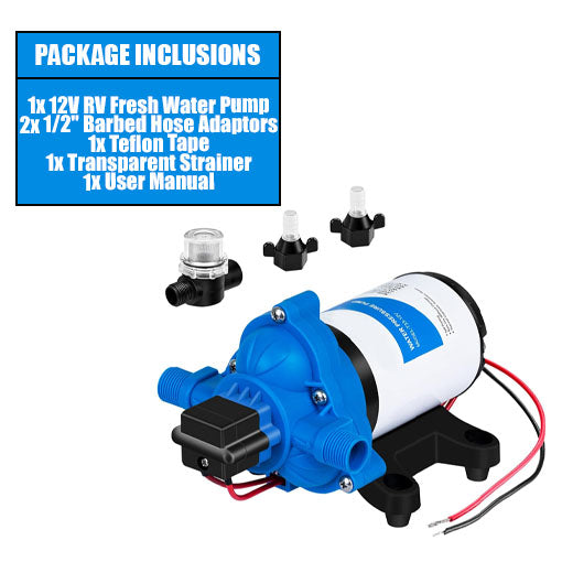 RV Pre-pressurized Water Accumulator Tank