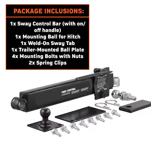 Trailer Anti-Sway Bar Control Kit