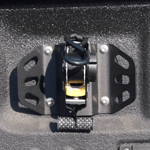 Bolt-on Auto Retract Truck Bed Ratchet Straps