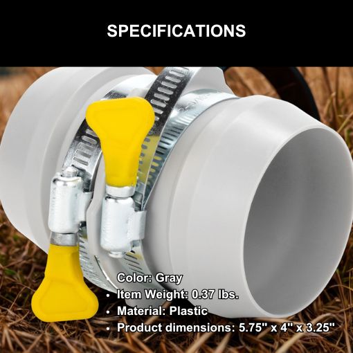 RV Universal Internal Sewer Hose Coupler