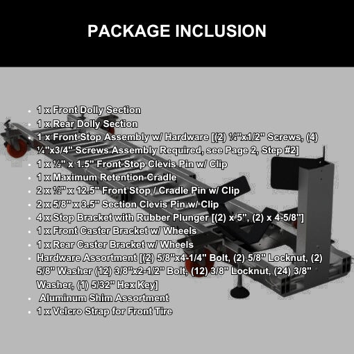 Motorcycle Garage Dolly