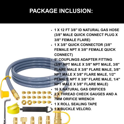 Propane to Natural Gas Conversion Kit